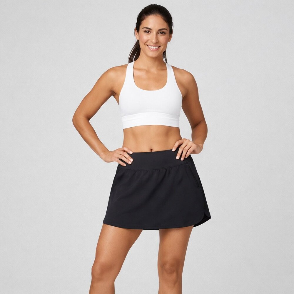 OUTDOOR VOICES  THE HUDSON SKORT BLACK SIZE LARGE